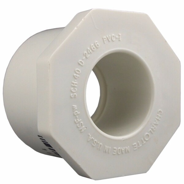 Charlotte Pipe And Foundry Charlotte Pipe Schedule 40 1 in. Slip X 3/4 in. D Slip PVC Reducing Bushing 1 pk PVC 02107 0800 - main
